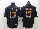 Nike Saints 13 Michael Thomas Black Vapor Untouchable Rainbow Limited Jersey Dzhi,baseball caps,new era cap wholesale,wholesale hats